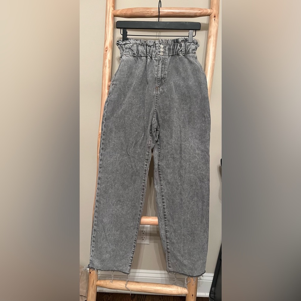 ZARA paper-bag jeans